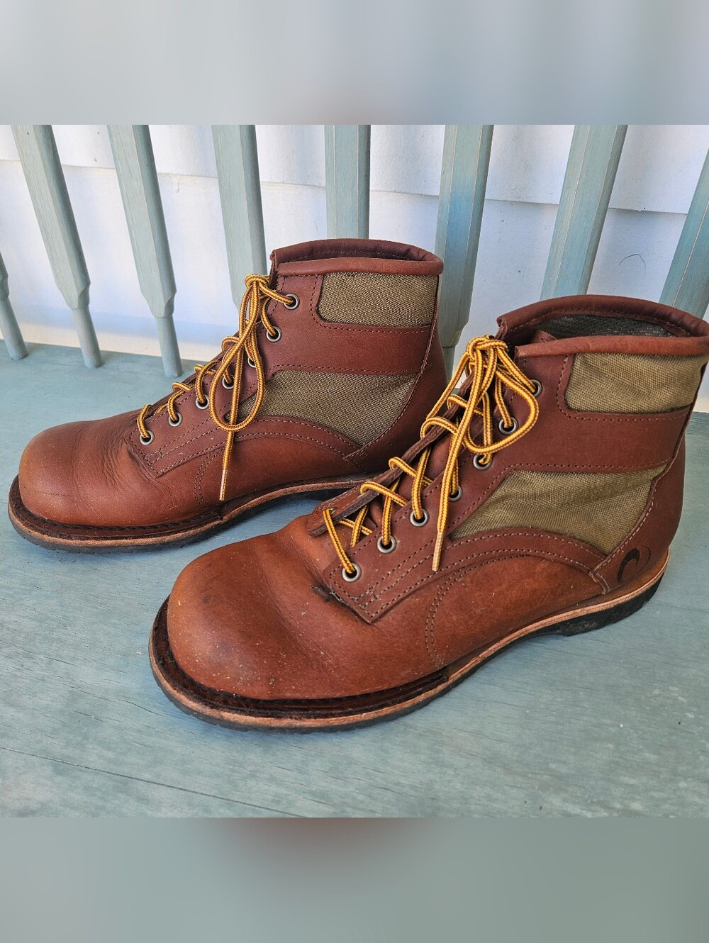 Mens Origin Coranado Hybrid Brown Leather Work Lifestyle Boots